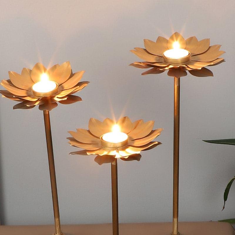 Buy Archita Tealight Holder - Set Of Three Candle Holders from Vaaree