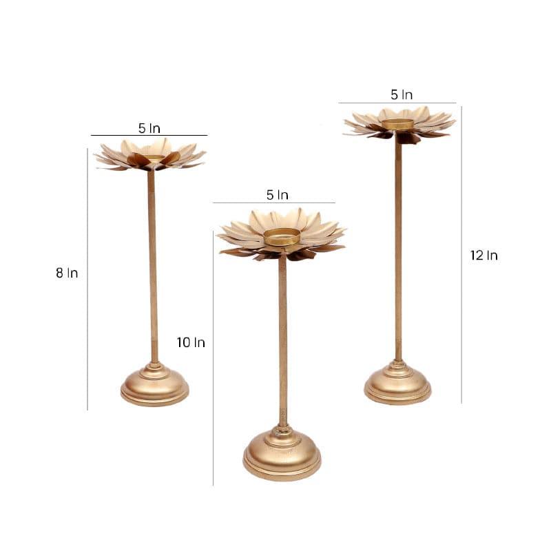 Buy Archita Tealight Holder - Set Of Three Candle Holders from Vaaree