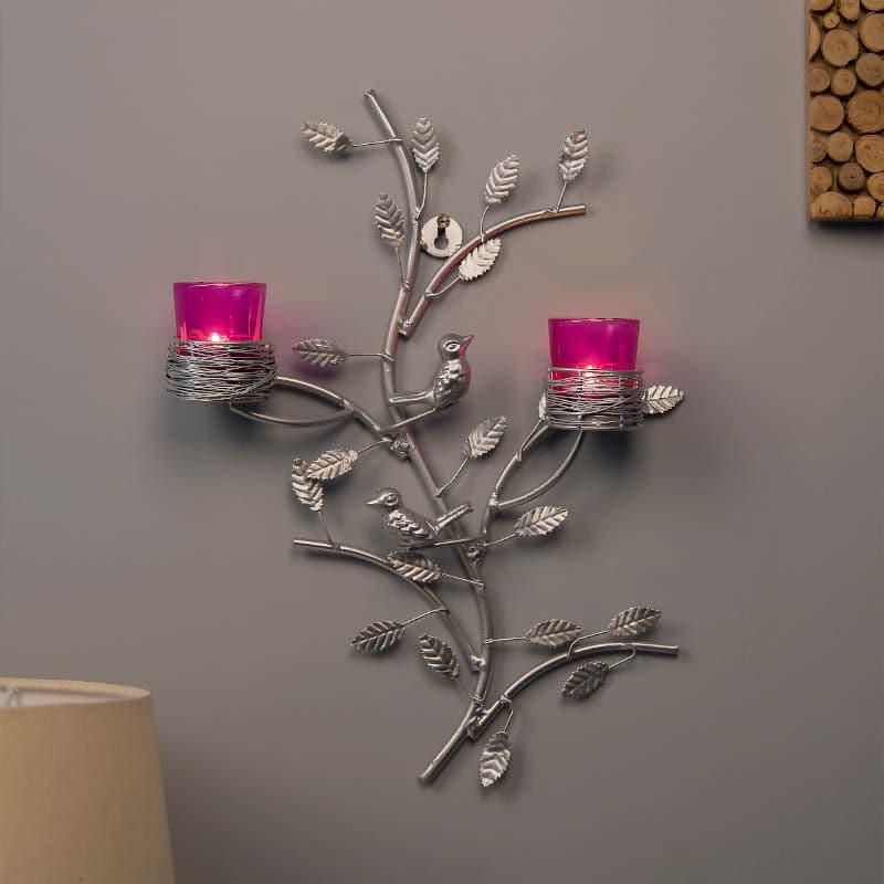 Buy Argentum Stem Candle Holder Votive - Pink Candle Holders from Vaaree