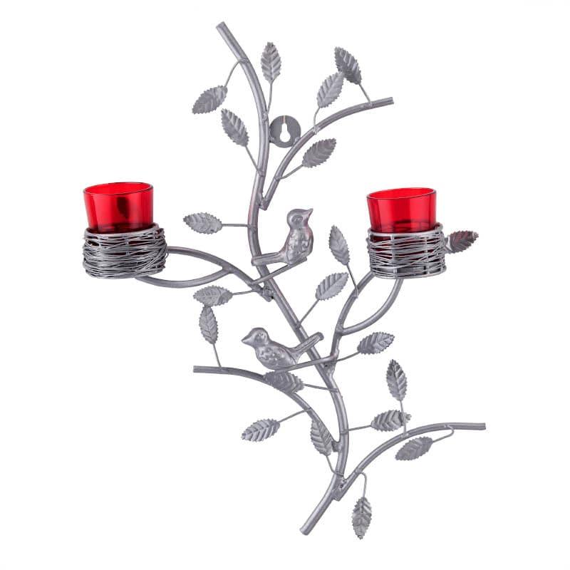 Buy Argentum Stem Candle Holder Votive - Red Candle Holders from Vaaree