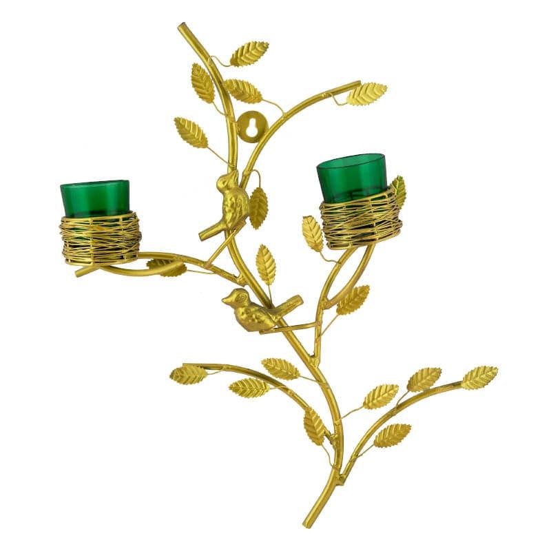 Buy Aurum Stem Candle Holder Votive - Green Candle Holders from Vaaree