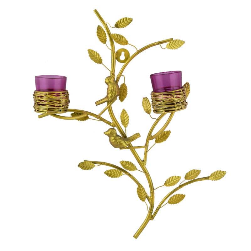 Buy Aurum Stem Candle Holder Votive - Pink Candle Holders from Vaaree