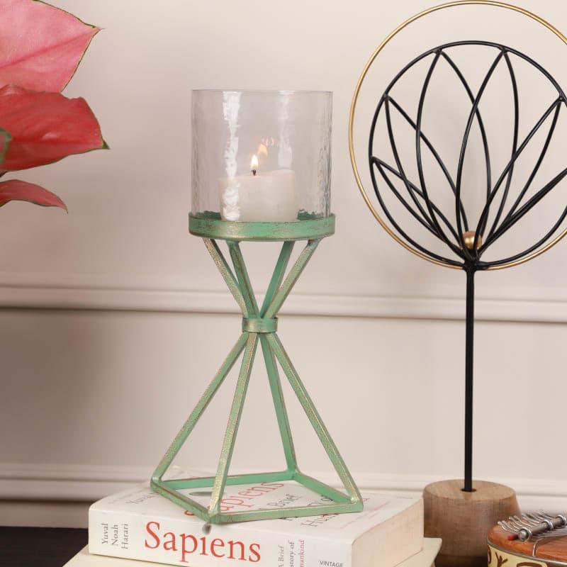 Buy Tea Light Candle Holders - Bella Turquoise Candle Stand at Vaaree online