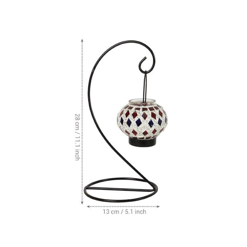 Buy Besto Mosaic Tealight Candle Holder - Set Of Two Candle Holders from Vaaree