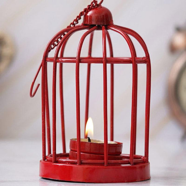 Buy Bird Home Tealight Candle Holder - Red Candle Holders from Vaaree