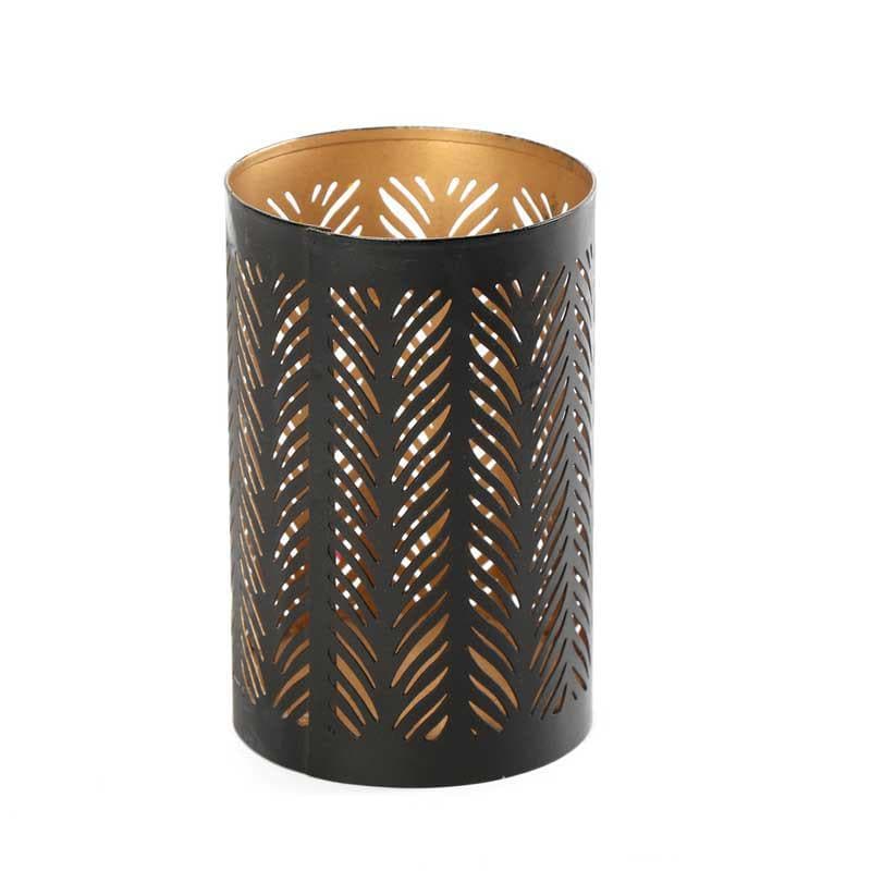 Buy Black Mesh Narrow Tealight Candle Holder Candle Holders from Vaaree