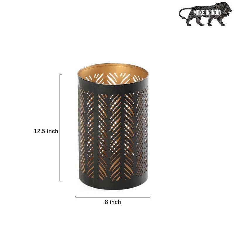 Buy Black Mesh Narrow Tealight Candle Holder Candle Holders from Vaaree