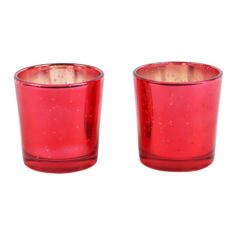 Buy Brionne Tealight Candle Holder (Red) - Set Of Four Candle Holders from Vaaree