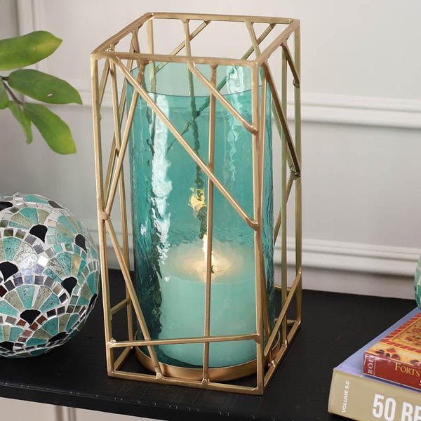 Buy Casper Candle Holder - Turquoise Candle Holders from Vaaree