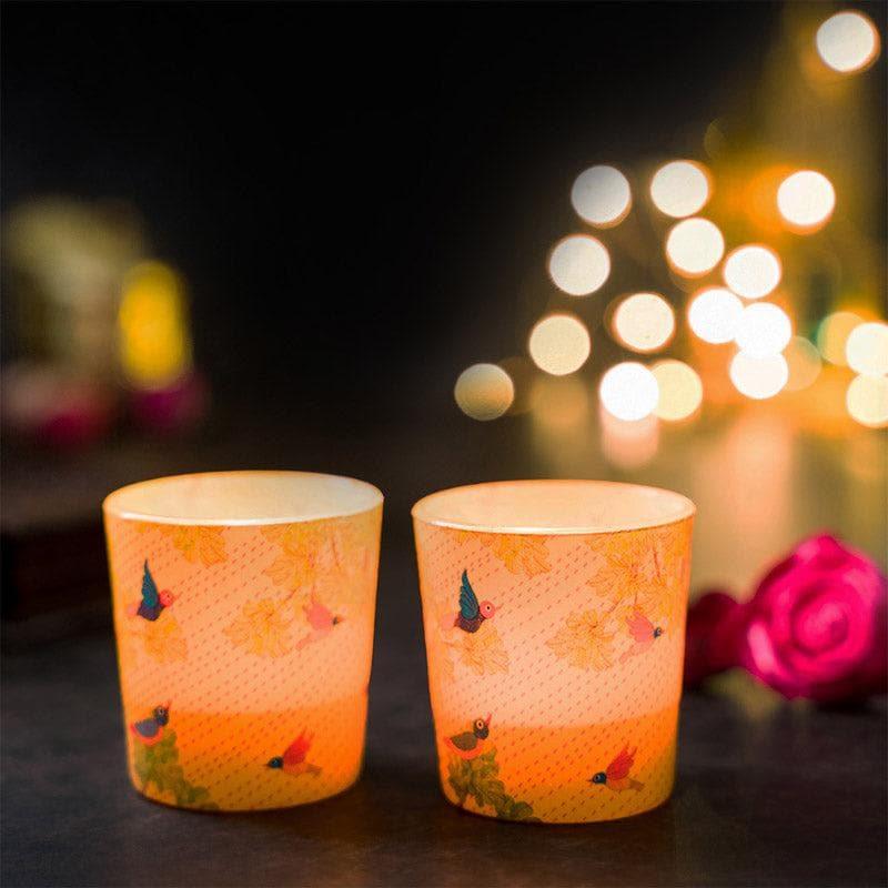 Buy Chidiya Candle Votive - Set Of Two Candle Holders from Vaaree