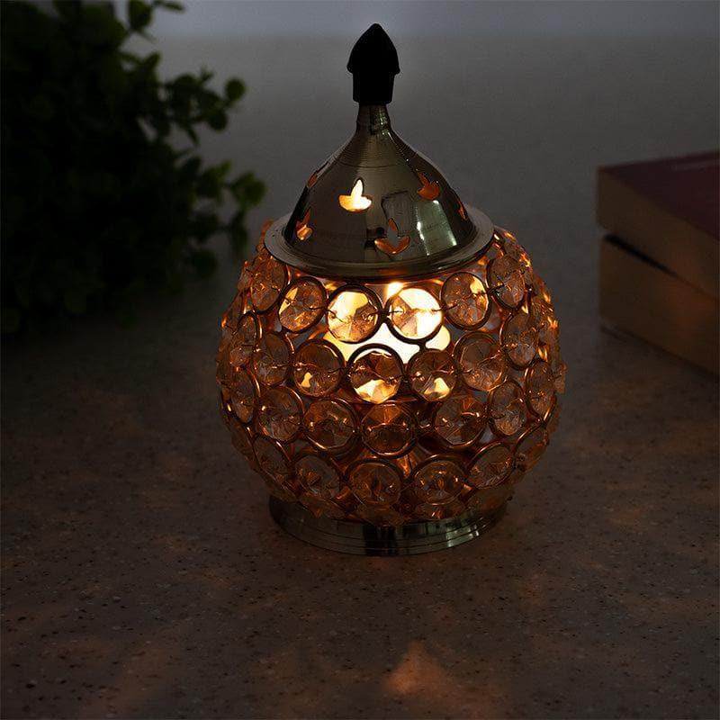 Buy Crystal Lumina Tealight Candle Holder Candle Holders from Vaaree