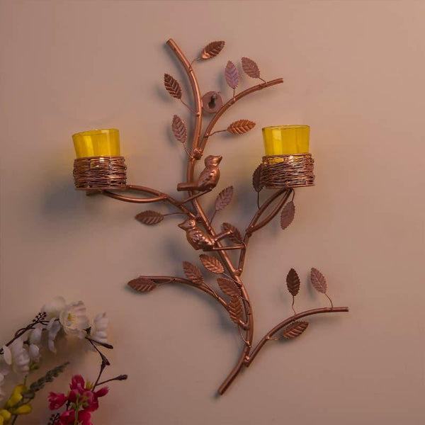 Buy Cuprum Stem Candle Holder Votive - Yellow Candle Holders from Vaaree