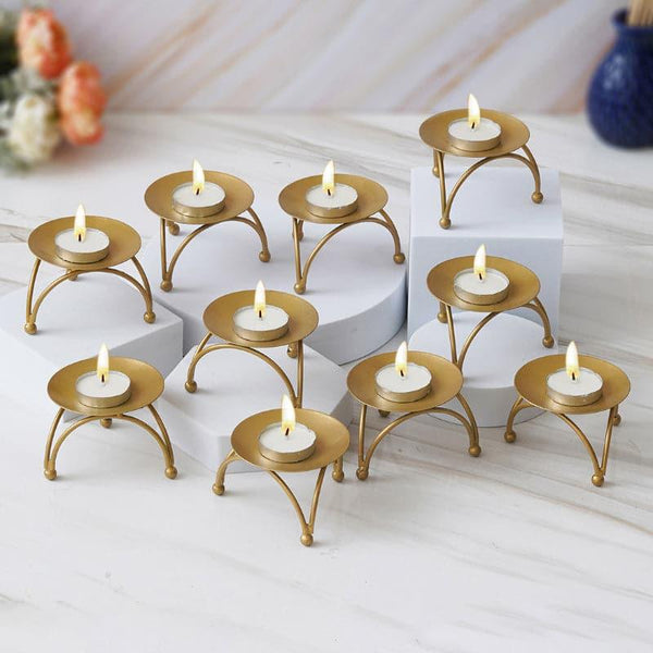 Buy Daksa Tealight Holder - Set Of Ten Candle Holders from Vaaree