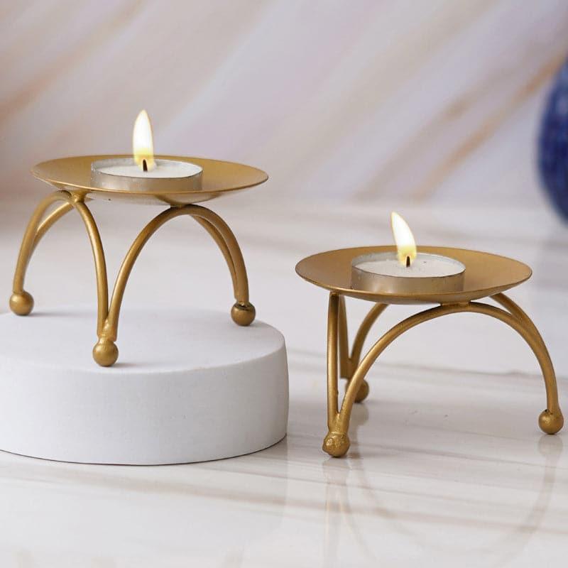 Buy Daksa Tealight Holder - Set Of Two Candle Holders from Vaaree