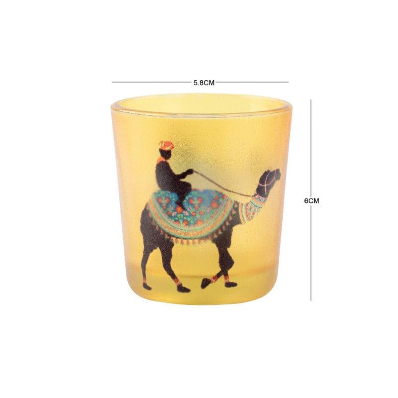 Buy Desert Safari Candle Votive - Set Of Two Candle Holders from Vaaree