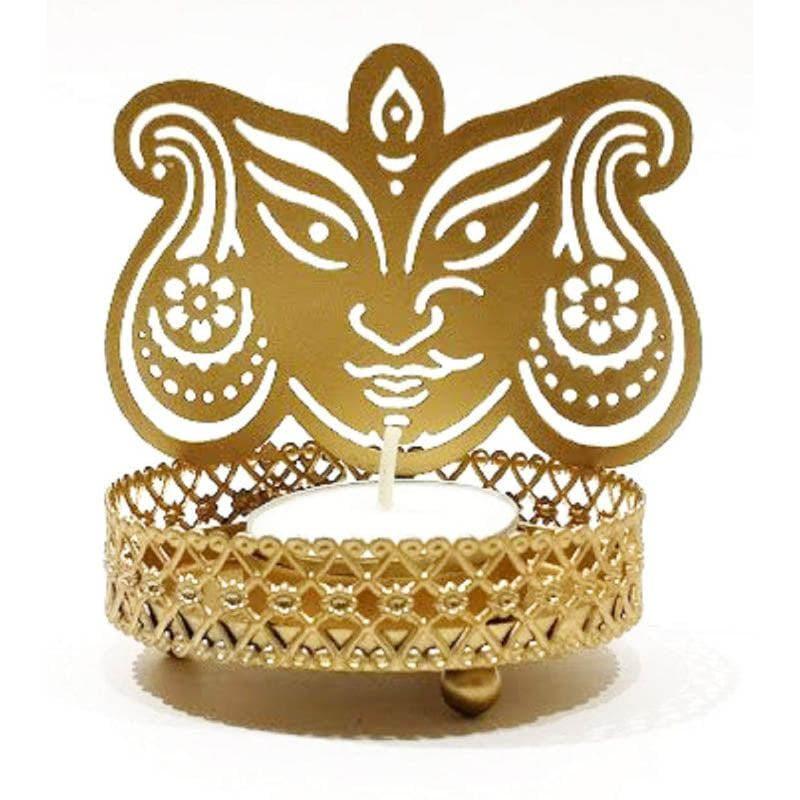 Buy Durga Shadow Tealight Holder Candle Holders from Vaaree