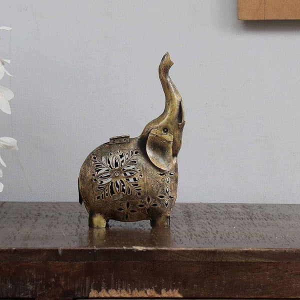 Buy Tea Light Candle Holders - Elephant Fantasy Tealight Candle Holder at Vaaree online