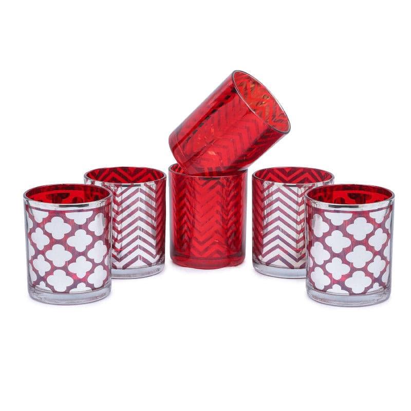 Buy Ethnic Dunro Tealight Candle Holder - Set Of Six Candle Holders from Vaaree