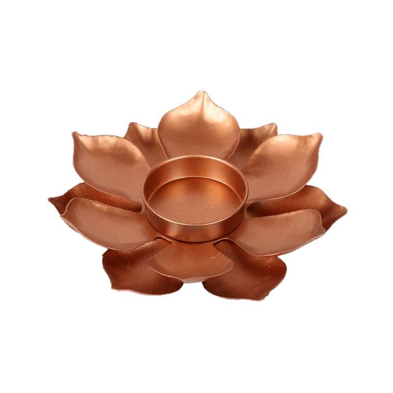 Buy Ethnic Flower Tealight Holder - Set Of Four Candle Holders from Vaaree