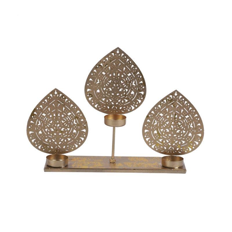 Buy Ethnic Leafy Lure Tealight Candle Holder Candle Holders from Vaaree