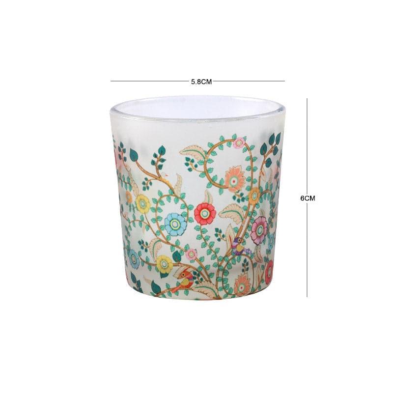 Buy Floral Vine Candle Votive - Set Of Two Candle Holders from Vaaree