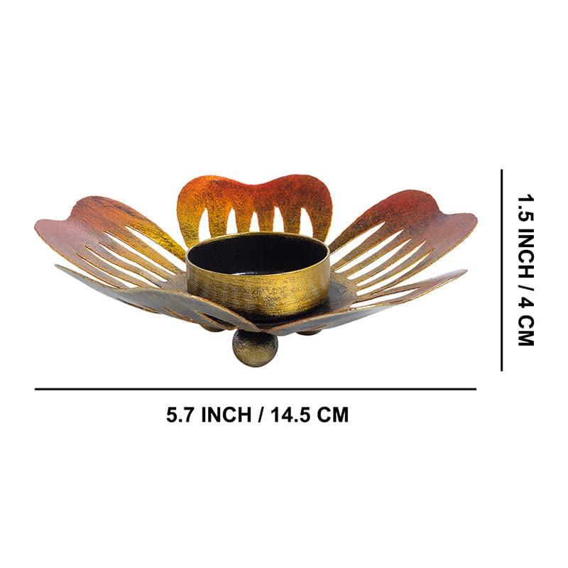 Buy Floriana Tealight Candle Holder - Set Of Two Candle Holders from Vaaree