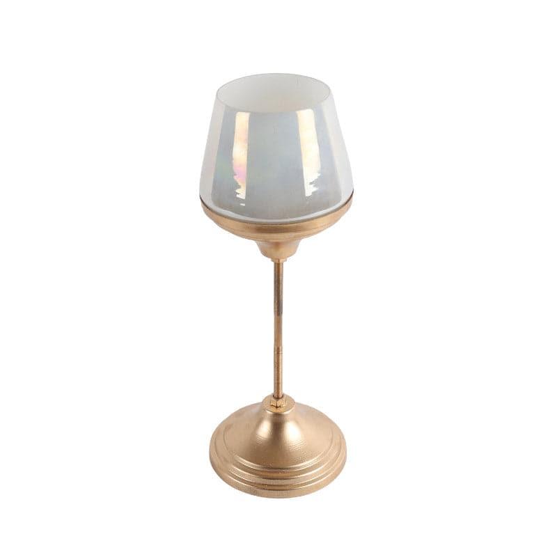 Buy Goblet Glamour Tealight Candle Holder - Set Of Two Candle Holders from Vaaree