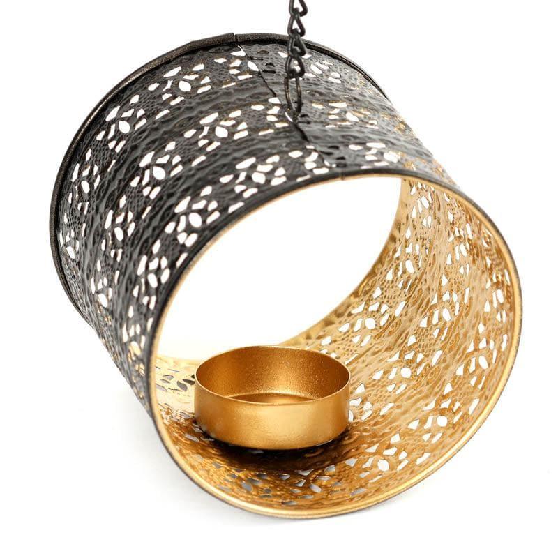 Buy Hanging Jali Cylindrical Tealight Holder Candle Holders from Vaaree