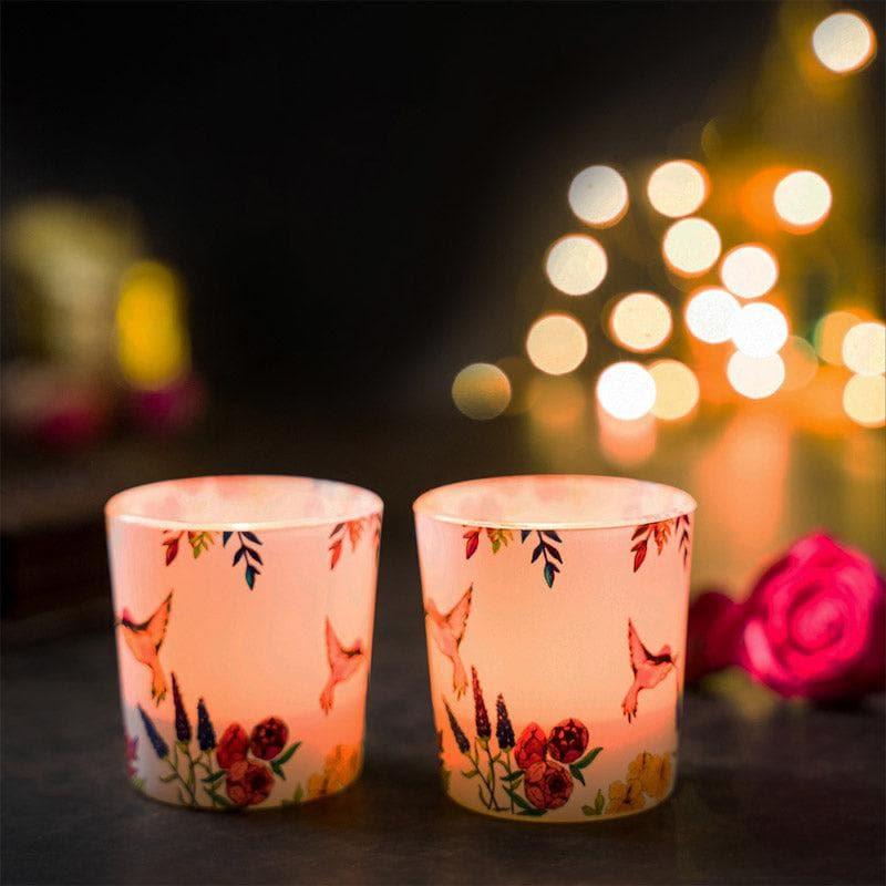 Buy Humming Bliss Candle Votive - Set Of Two Candle Holders from Vaaree