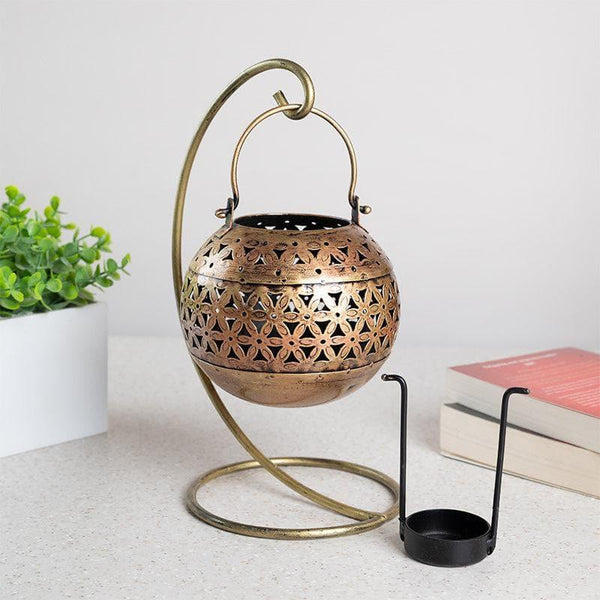 Buy Jaali Pot Tealight Candle Holder Candle Holders from Vaaree