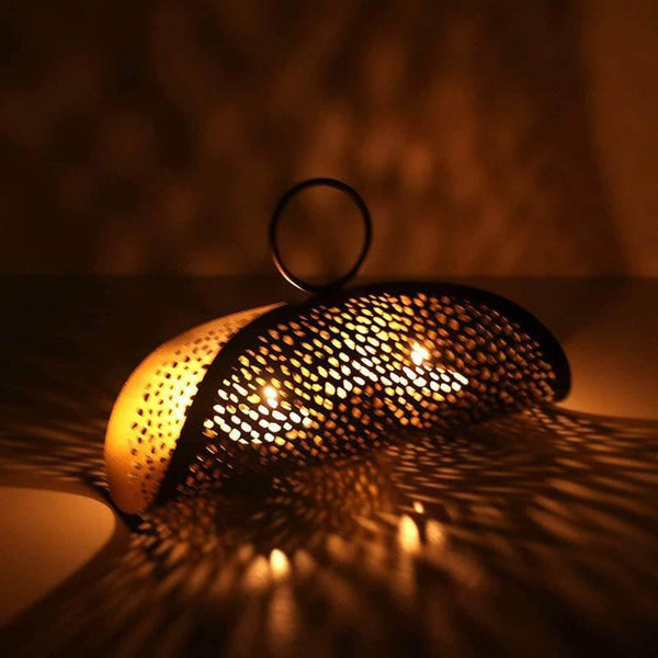 Tea Light Candle Holders - Jali Shadow Tealight Holder