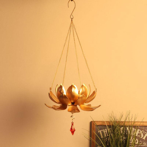 Buy Kamal Bloom Hanging Tealight Candle Holder Candle Holders from Vaaree