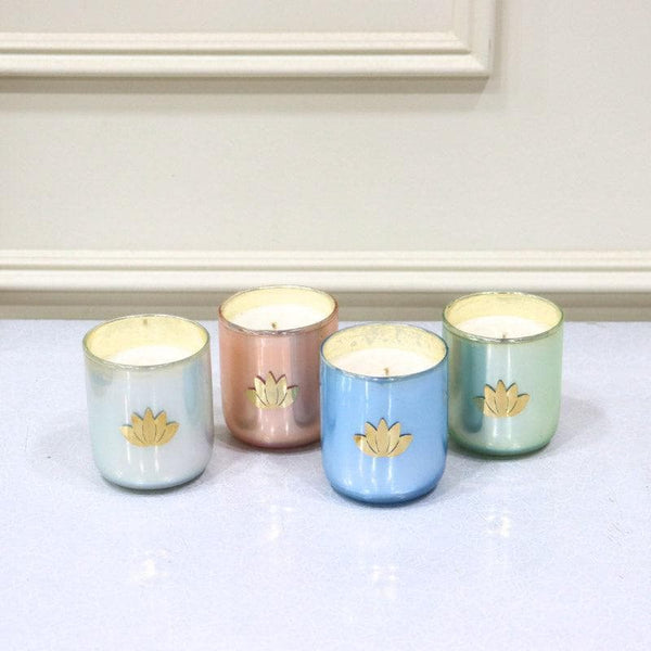 Buy Kamal Komal Votive - Set Of Four Candle Holders from Vaaree