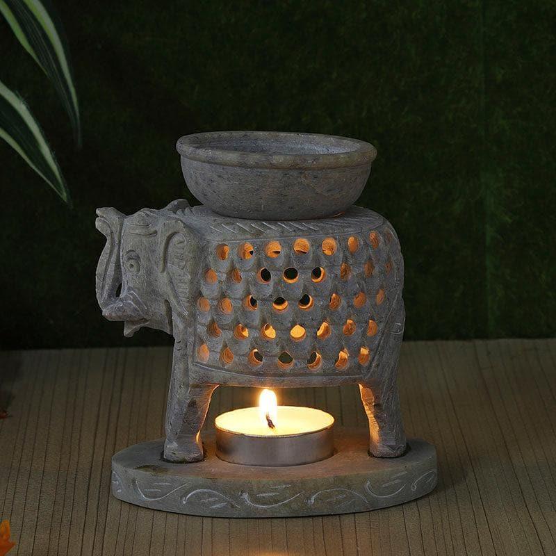 Buy Tea Light Candle Holders - Krindra Tealight Holder with Oil Diffuser at Vaaree online