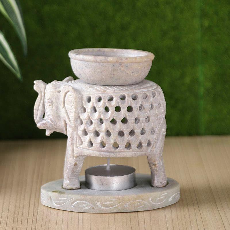 Buy Tea Light Candle Holders - Krindra Tealight Holder with Oil Diffuser at Vaaree online