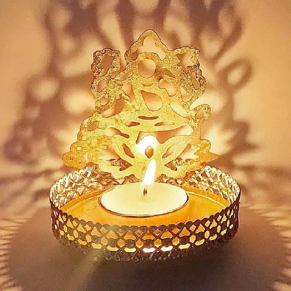 Buy Lakshmi Devi Shadow Diya Candle Holders from Vaaree