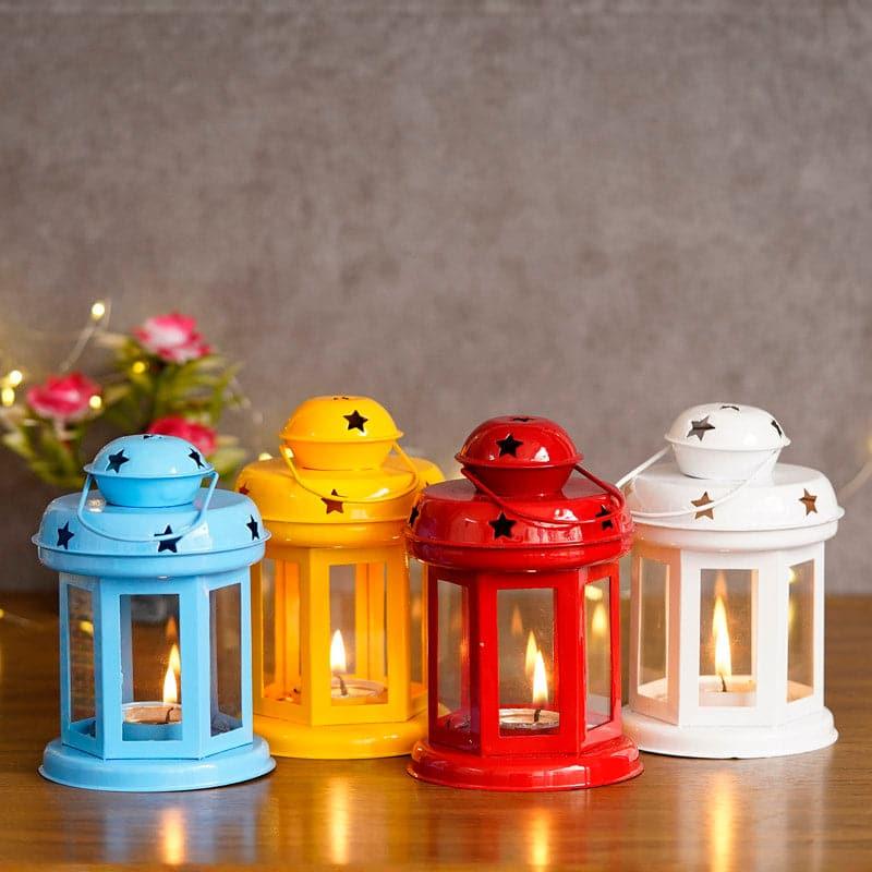 Buy Lantern Lore Tealight Candle Holder - Set Of Four Candle Holders from Vaaree