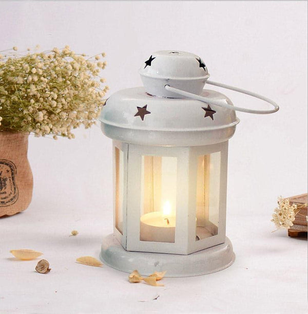 Buy Tea Light Candle Holders - Lantern Lore Tealight Candle Holder - White at Vaaree online