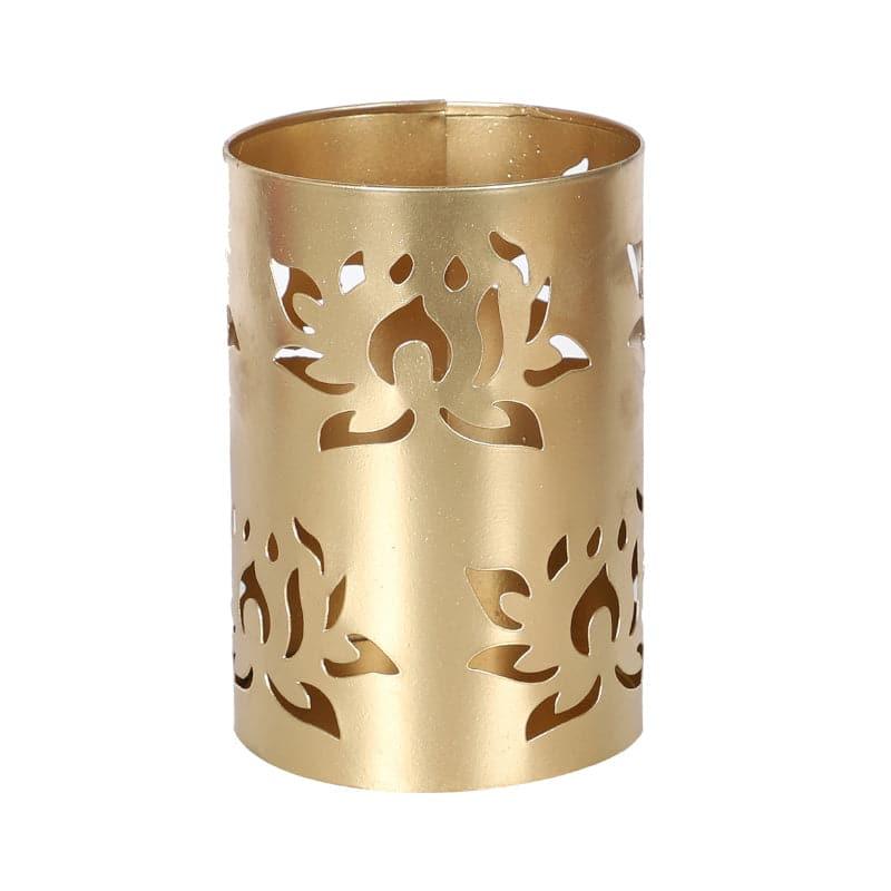 Buy Tea Light Candle Holders - Lotus Spread Tealight Candle Holder - Set Of Three at Vaaree online