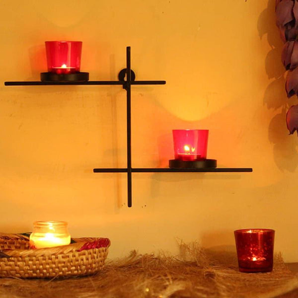 Buy Luminaire Votive Duo (Pink) - Set Of Two Candle Holders from Vaaree