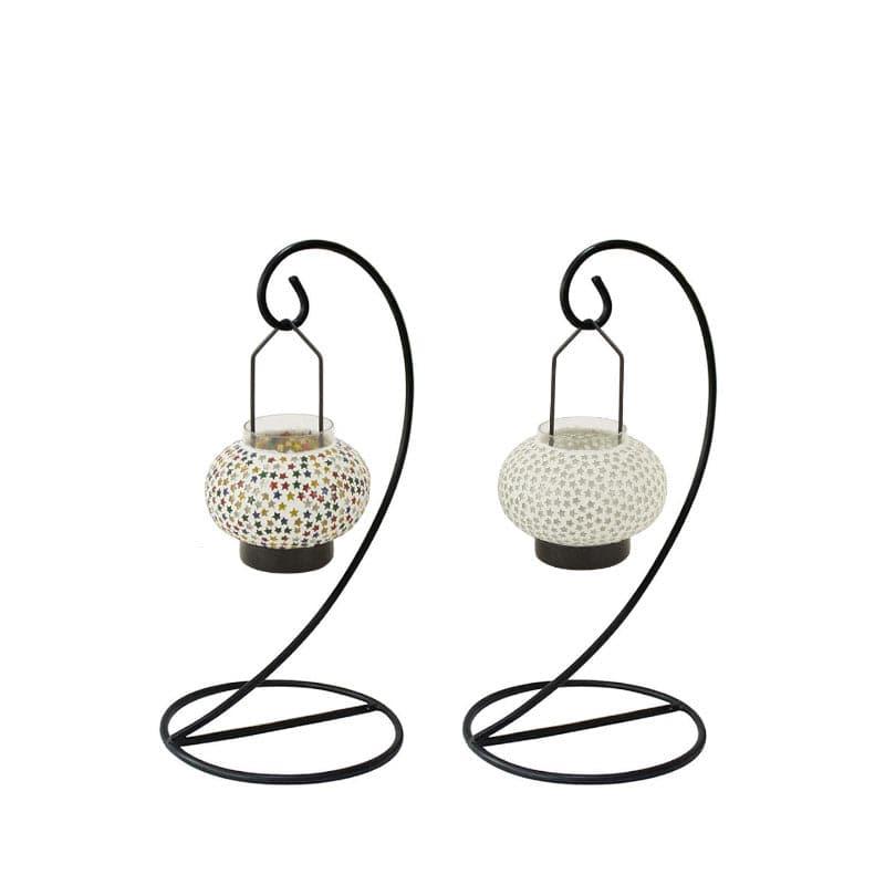 Buy Manaraa Tealight Candle Holder - Set Of Two Candle Holders from Vaaree