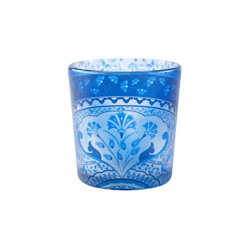 Buy Mandela Candle Votive (Blue) - Set Of Two Candle Holders from Vaaree