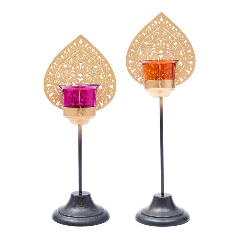 Buy Masthara Tealight Candle Holder - Set Of Two Candle Holders from Vaaree