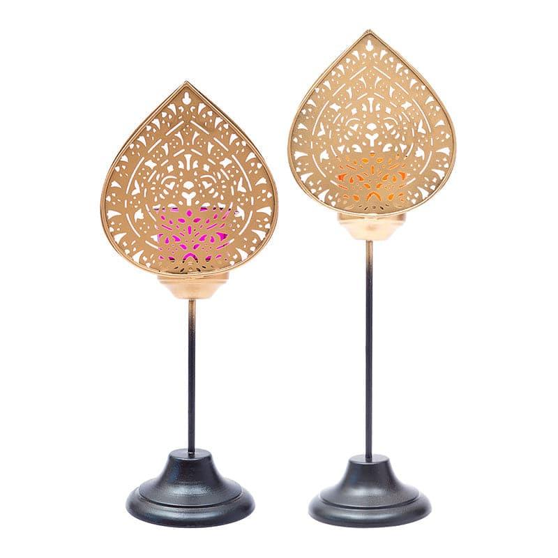 Buy Masthara Tealight Candle Holder - Set Of Two Candle Holders from Vaaree