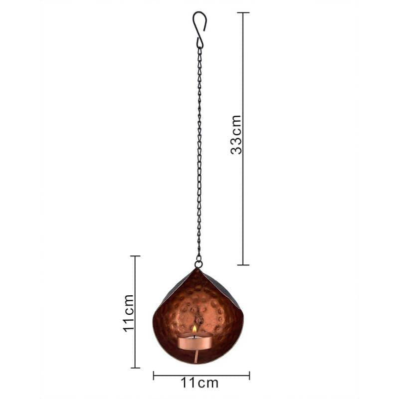 Buy Moora Tea Light Hanging - Set Of Two Candle Holders from Vaaree