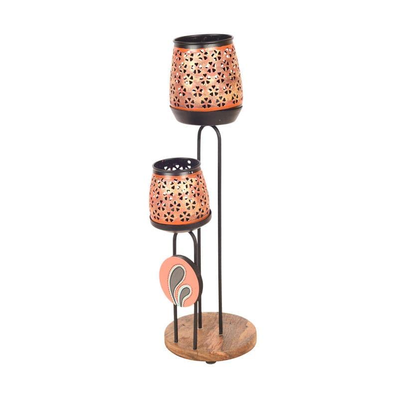 Buy Moroccan Salma Tealight Holder - Set Of Two Candle Holders from Vaaree