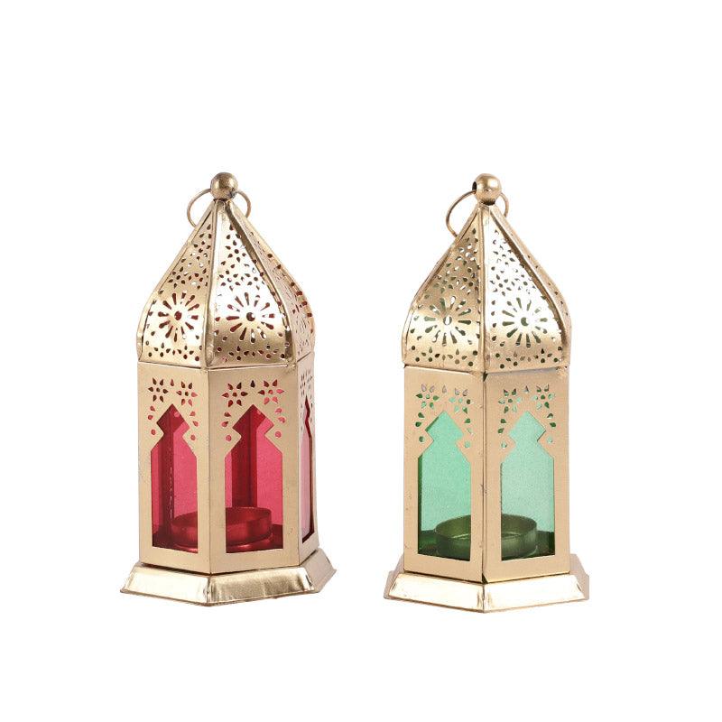 Buy Morrocan Maison Tealight Cande Holder - Set Of Two Candle Holders from Vaaree