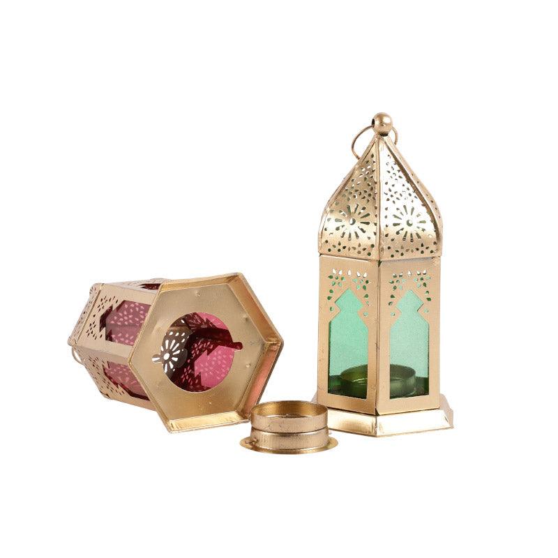 Buy Morrocan Maison Tealight Cande Holder - Set Of Two Candle Holders from Vaaree