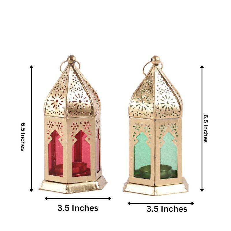 Buy Morrocan Maison Tealight Cande Holder - Set Of Two Candle Holders from Vaaree