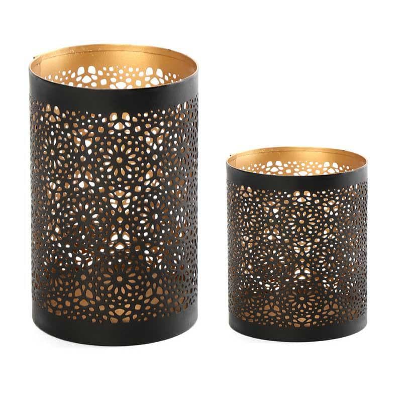 Tea Light Candle Holders - Nakshatra Tealight Candle Holder - Set Of Two